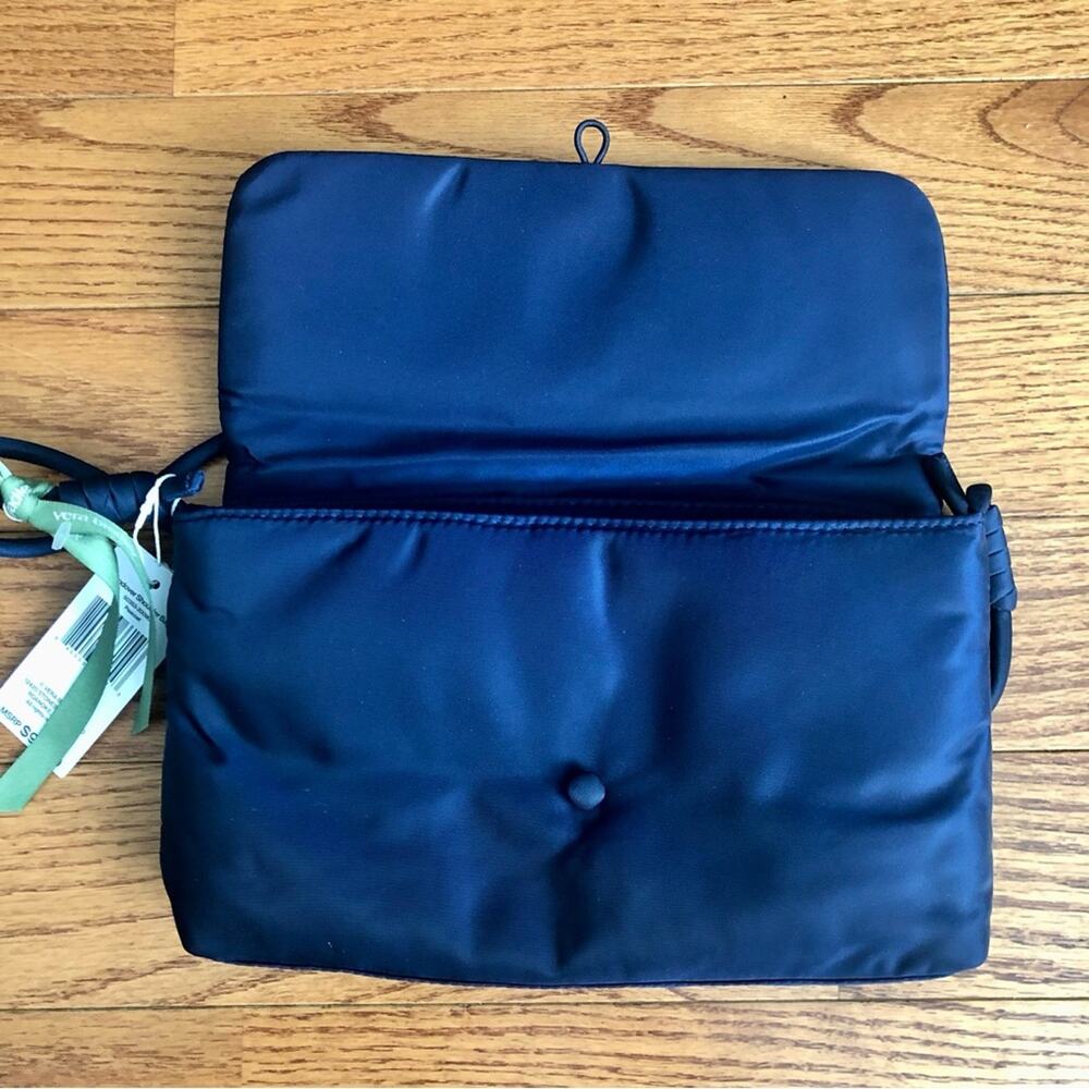 Vera Bradley Andover Shoulder Bag Peacoat Blue Paisley Print Interior Satin NWT - Picture 9 of 11